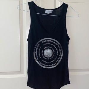Black Chelsea Blake NYC Record Tank Size Large
